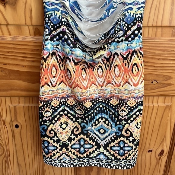 A3 Design Ripped Bodycon Dress - Picture 7 of 7